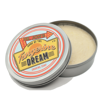 Dr. Jon's Tangerine Dream Natural Vegan Shaving Soap Vol. 3