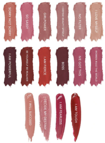 RealHer Lipstick Collection Set 16 Pcs